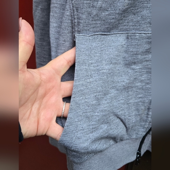 A | X Gray Hoodie Sweater - Picture 3 of 9